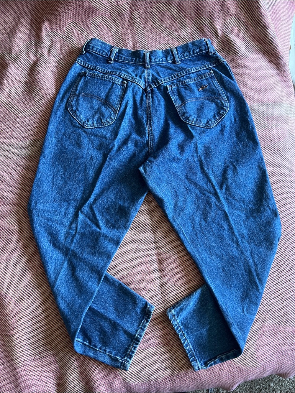 Classic chic 80s Blue Denim High-Rise Jeans